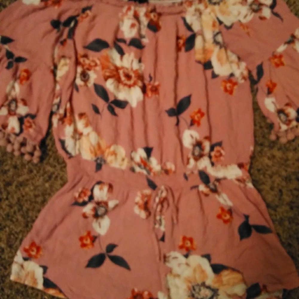 Off the shoulder romper